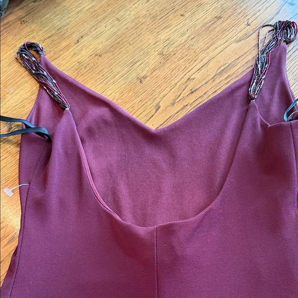 LaundryByShelliSegalNEWSEXY StunningMaxiDressHandBeadedStraps StretchyPristine4 - Picture 5 of 10